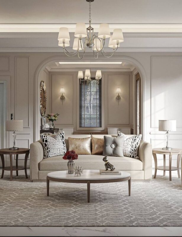 Phòng khách của biệt thự