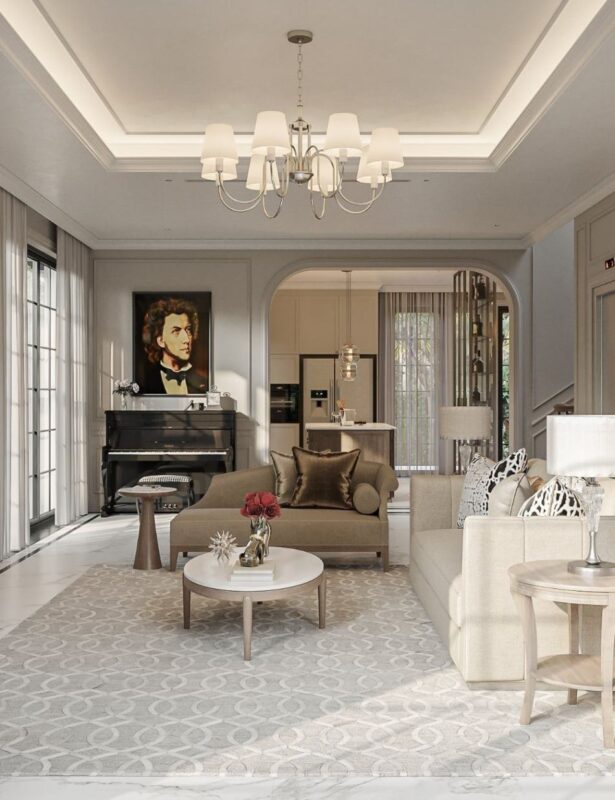 Phòng khách biệt thự StarLake