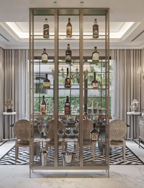 Tủ rượu phòng khách