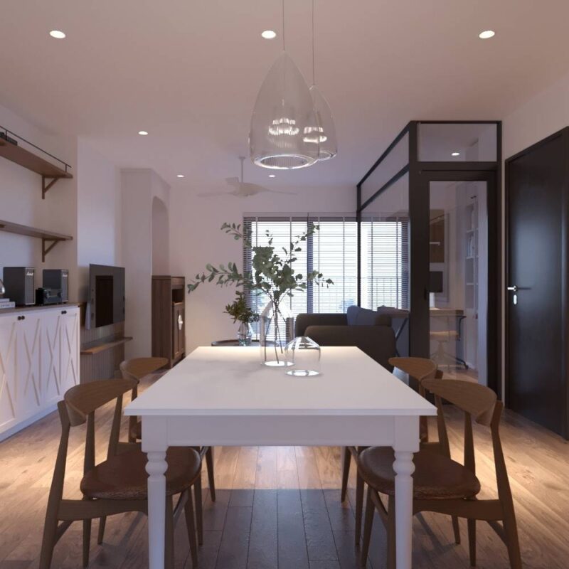 Hoàn thiện nội thất nhà nh Kiên - Time City - hình 08