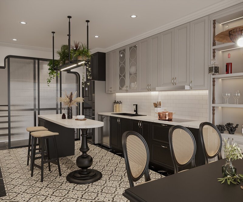 Bếp có đảo bếp