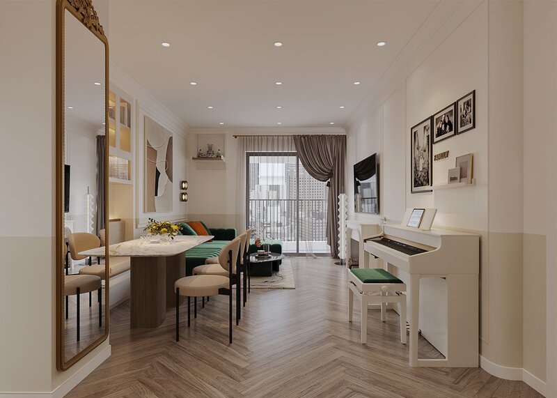 Bàn giao Hồ sơ thiết kế + Spec vật liệu + chỉ dẫn kỹ thuật 