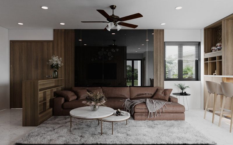 thiết kế nội thất phòng khách chung cư