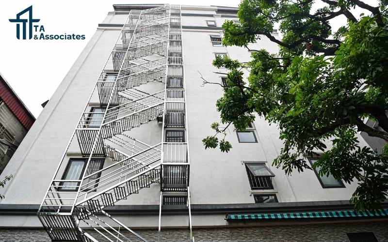 Lối thoát hiểm nhà cao tầng