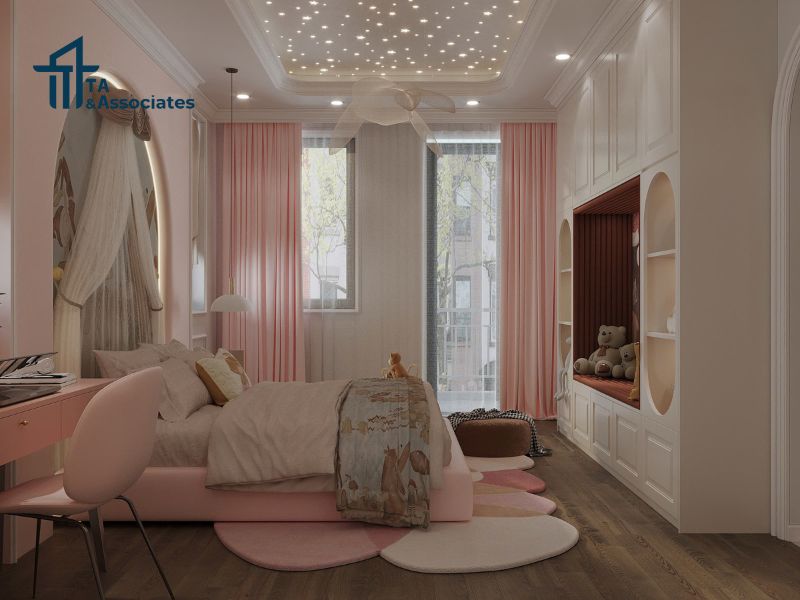 Mẫu nhà phố hiện đại với nội thất tối giản 9 