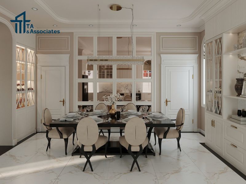 Mẫu nhà phố hiện đại với nội thất tối giản 3