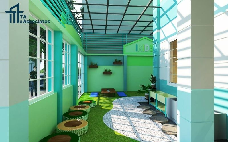 Khu hành lang cho trẻ