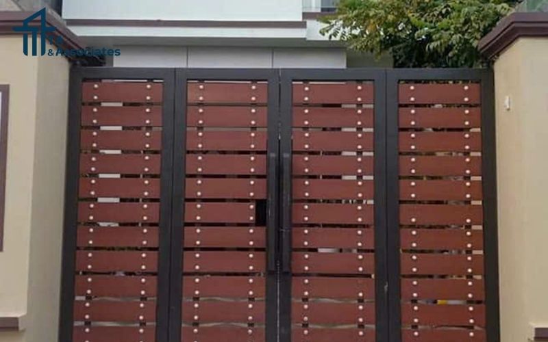 Sử dụng cổng gỗ nhựa composite